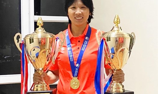 Kim Chi sở hữu bộ sưu tập danh hiệu mà bất kì cầu thủ nữ nào cũng mong muốn. Ảnh: FBNV
