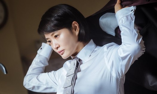 Kim Hye Soo đang có màn tái xuất ấn tượng trong "Tòa án vị thành niên": Ảnh: Netflix