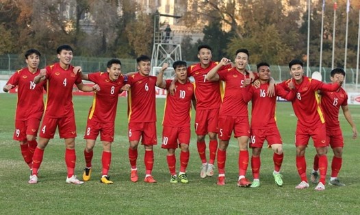 U23 Việt Nam sẽ tham dự giải U23 quốc tế - Dubai Cup 2022 tại UAE. Ảnh: VFF