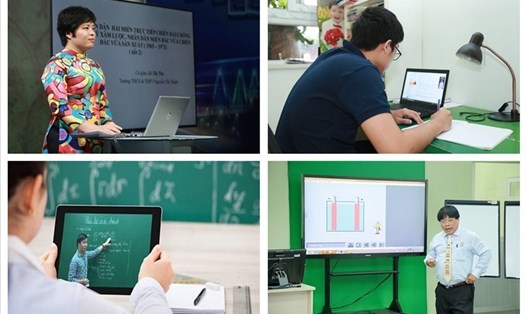 Học sinh nhiều tỉnh thành chuyển từ học trực tiếp sang trực tuyến. Ảnh: Hải Nguyễn