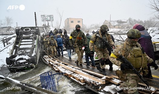 Chiến sự Ukraina hiện bước sang ngày thứ 16 (ngày 11.3). Ảnh: AFP