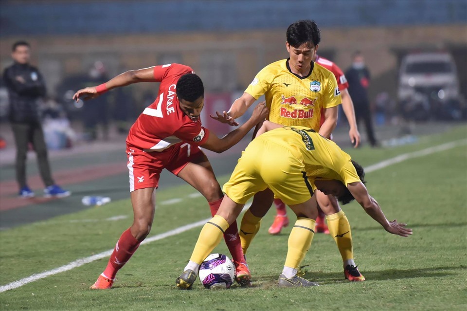 Viettel đang có phong độ cao hơn Hoàng Anh Gia Lai ở V.League 2022. Ảnh: Minh Hiếu