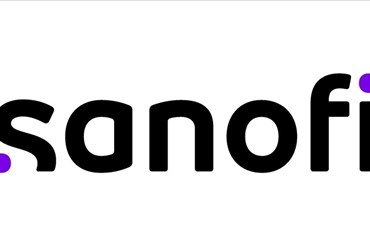 Logo mới của Sanofi với hai chấm tròn màu tím được lấy cảm hứng từ hành trình khám phá khoa học