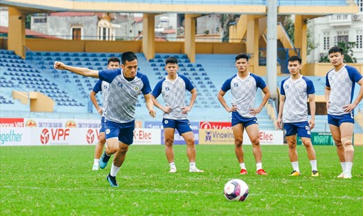 Câu lạc bộ Hà Nội sẵn sàng cho trận ra quân V.League mùa giải 2022. Ảnh: Hà Nội FC