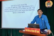 Cơ quan Công đoàn Xây dựng Việt Nam: Tập huấn về quyền con người