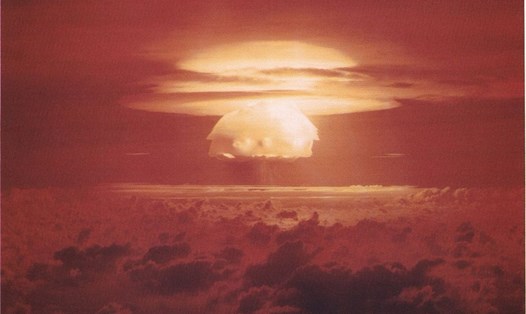 Vụ nổ bom hạt nhân Castle Bravo. Ảnh: Wiki