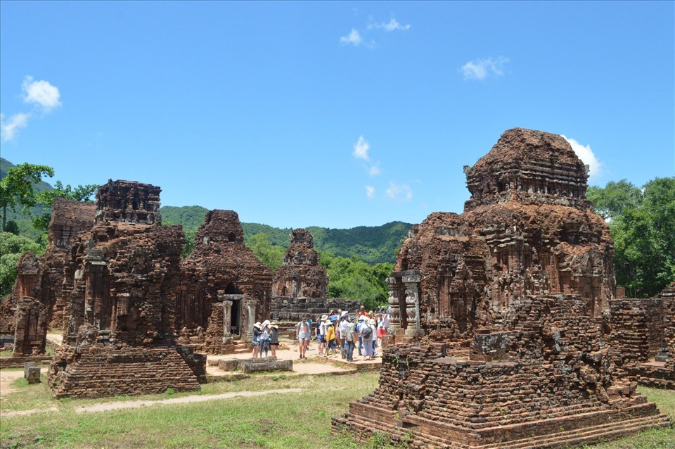 Thánh địa Mỹ Sơn nơi sẽ tổ chức Chương trình "Đêm Mỹ Sơn huyền thoại". Ảnh: Thanh Chung