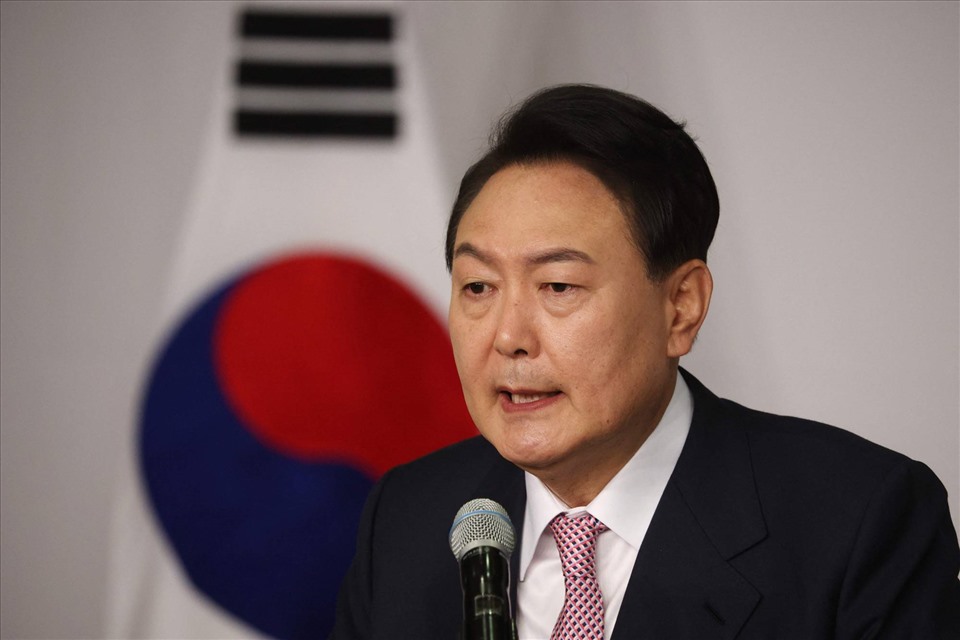 Tổng thống đắc cử Hàn Quốc Yoon Suk-yeol. Ảnh: AFP