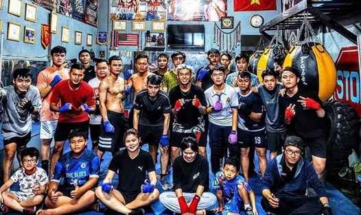 Học viên tham gia CLB Manny boxing đông đúc mọi lứa tuổi. Ảnh: Hồ Thảo