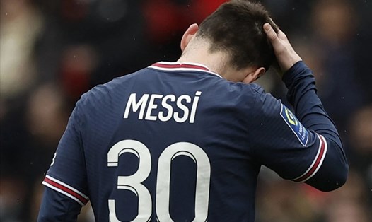 Messi đang chịu sự ghẻ lạnh ở PSG. Ảnh: AFP
