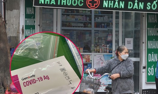 Giá kit test nhanh COVID-19 tại Hà Nội "hạ nhiệt". Ảnh: T.Vương