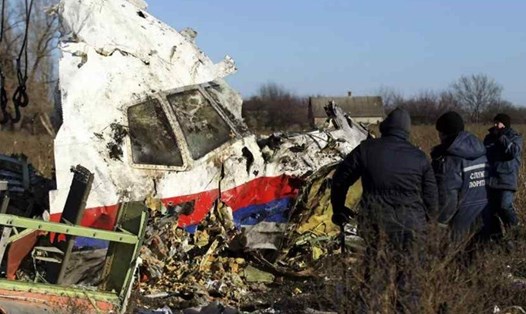Hiện trường máy bay MH17 bị bắn rơi ở miền đông Ukraina năm 2014. Ảnh: AFP
