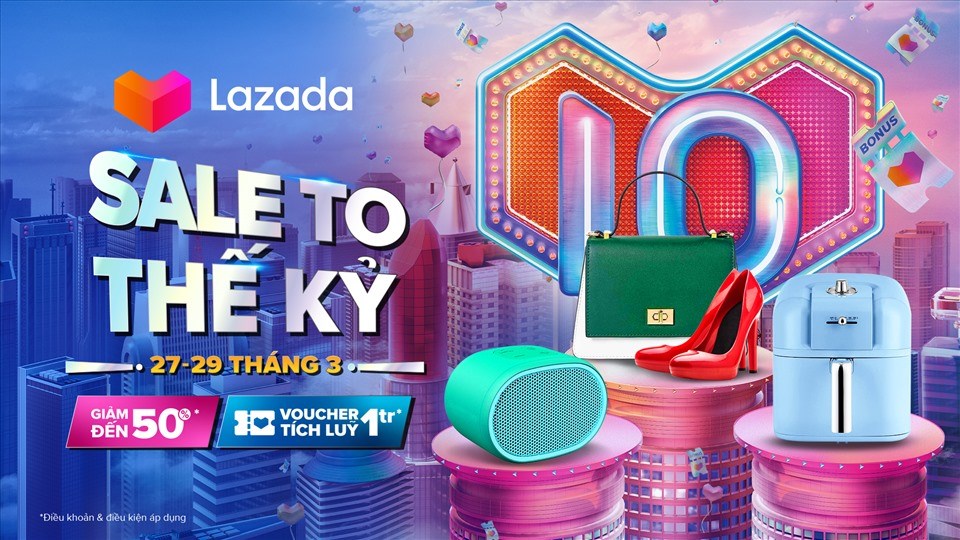 Lazada sẽ tổ chức các chương trình livestream với hàng triệu món quà có tổng giá trị 10 tỷ đồng Lazada sẽ tổ chức các chương trình livestream với hàng triệu món quà có tổng giá trị 10 tỷ đồng