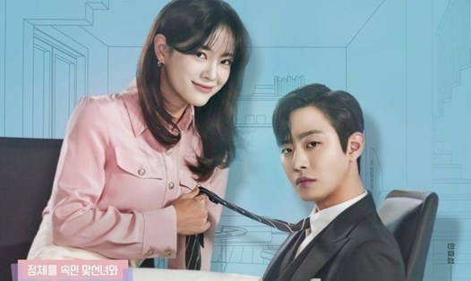 Diễn viên chính phim “Hẹn hò chốn công sở”. Ảnh: Poster SBS.