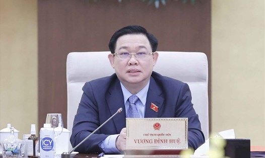 Chủ tịch Quốc hội Vương Đình Huệ. Ảnh: Thành Chung