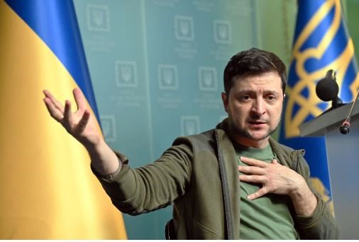 Tổng thống Ukraina Volodymyr Zelensky. Ảnh: AFP