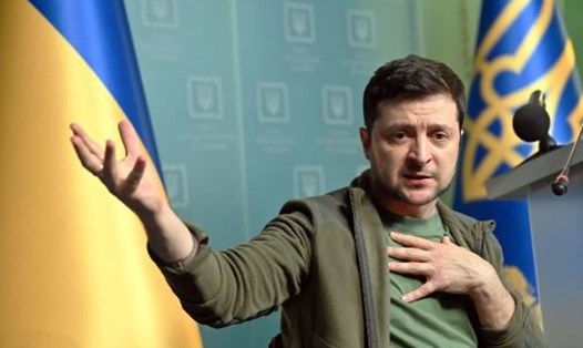 Tổng thống Ukraina Volodymyr Zelensky. Ảnh: AFP