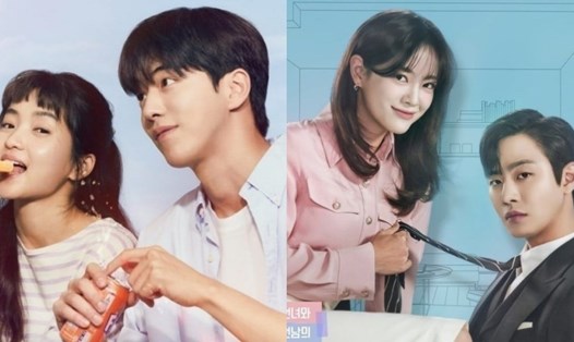 “Tuổi 25, Tuổi 21” và “Hẹn hò chốn công sở” được yêu thích nhất tuần. Ảnh: Poster tvN, Poster SBS.