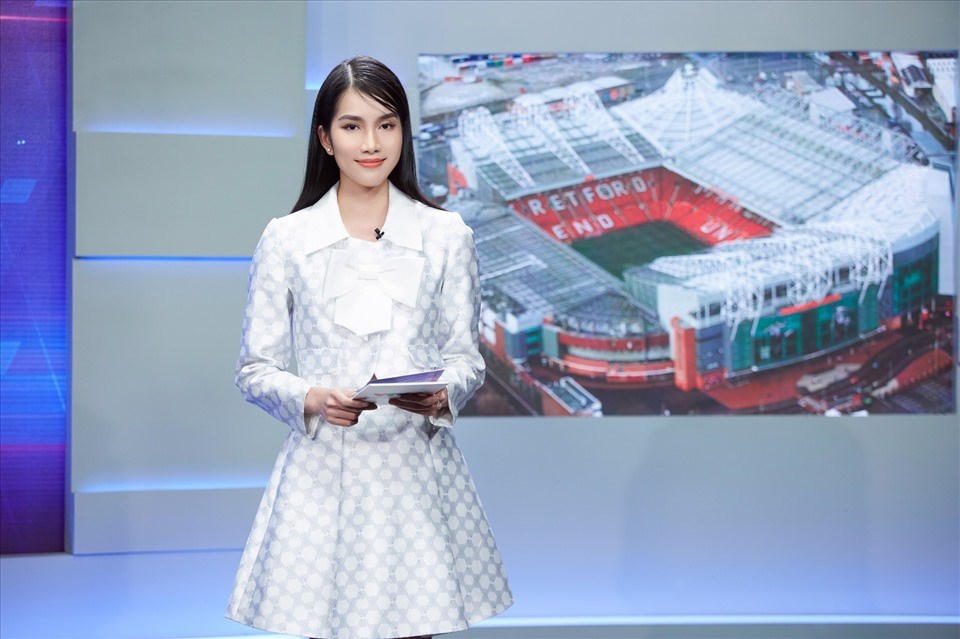 Phương Anh làm biên tập viên. Ảnh: NSCC. Phương Anh làm biên tập viên. Ảnh: NSCC.