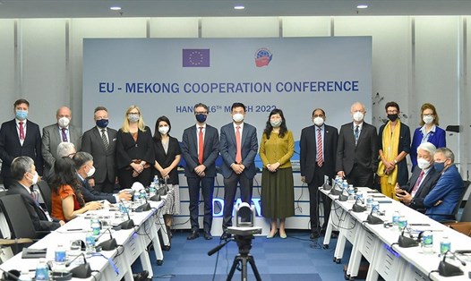 Các đại biểu tham dự Diễn đàn Hợp tác EU-Mekong. Ảnh: BNG