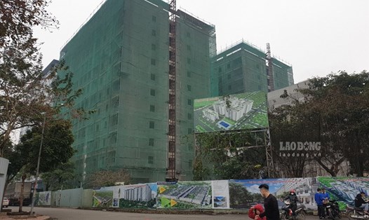 Dự án nhà ở xã hội Cao Nguyên 3 bán chênh hàng trăm triệu đồng/căn hộ so với giá phê duyệt của Sở Xây dựng Bắc Ninh. Ảnh: Trần Tuấn