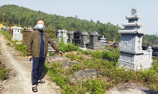 Nghĩa trang có hàng trăm ngôi mộ giả tại Vĩnh Phúc.