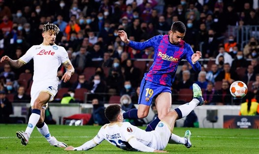 Barcelona đã không thể ghi bàn vào lưới Galatasaray ở lượt đi trên sân Camp Nou. Ảnh: UEFA