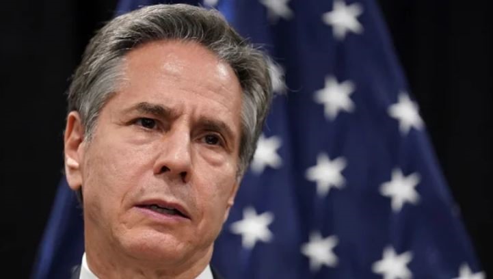 Ngoại trưởng Mỹ Antony Blinken. Ảnh chụp màn hình