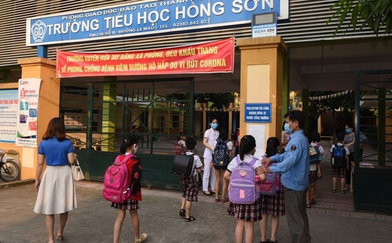 Học sinh tiểu học tại Bắc Ninh đi học trực tiếp từ 21.3