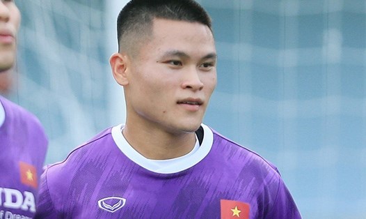 Tuấn Hải ghi bàn cho đội tuyển Việt Nam. Ảnh: VFF