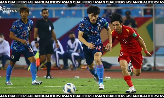 Tuyển Nhật Bản có thể giành vé dự World Cup 2022 nếu thắng tuyển Việt Nam hôm 29.3 tới. Ảnh: AFC