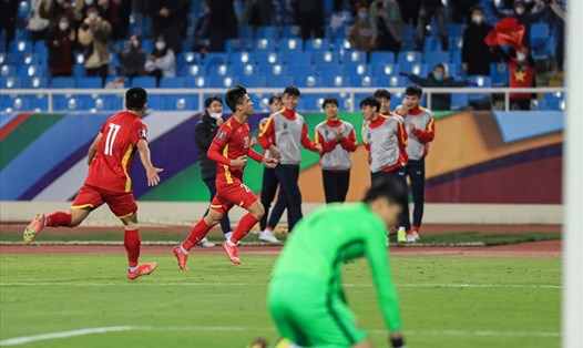 Tuyển Việt Nam có chiến thắng 3-1 đáng nhớ trước tuyển Trung Quốc hôm 1.2. Ảnh: Minh Hiếu