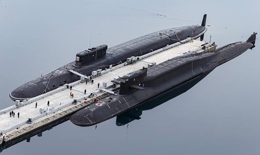 Tàu ngầm hạt nhân Nga. Ảnh: Bộ Quốc phòng Nga