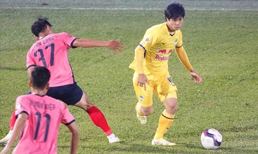 Hoàng Anh Gia Lai chưa có chiến thắng đầu tiên tại V.League 2022. Ảnh: Nguyễn Đăng