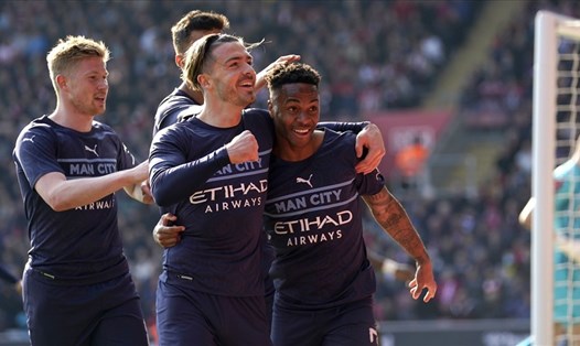 Man City năm thứ ba liên tiếp giành vé vào bán kết FA Cup. Ảnh: Sky Sports