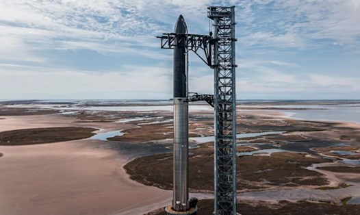 Tỉ phú công nghệ Elon Musk tin rằng SpaceX có thể phóng tàu Starship lên quỹ đạo trong tháng 5 tới. Ảnh: SpaceX
