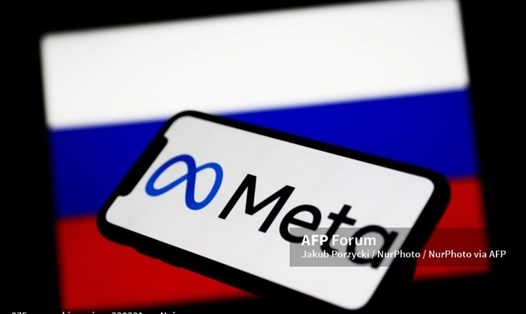 Nga tuyên bố cấm mọi nền tảng đến từ Meta, trừ WhatsApp. Ảnh: AFP