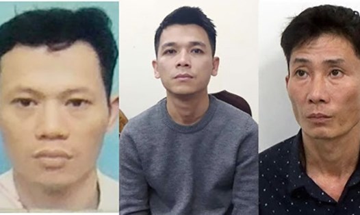 Nguyễn Xuân Quý (trái) cùng đồng phạm trong vụ mua bán ma tuý tại Bệnh viện Tâm thần Trung ương I. Ảnh: CACC