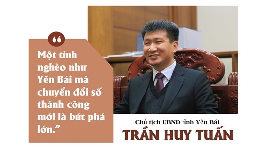 Chủ tịch UBND tỉnh Yên Bái Trần Huy Tuấn. Ảnh: Nguyễn Long
