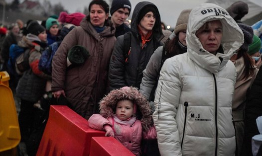 Hơn 3,4 triệu người đã chạy khỏi Ukraina kể từ khi bắt đầu xung đột. Ảnh: AFP
