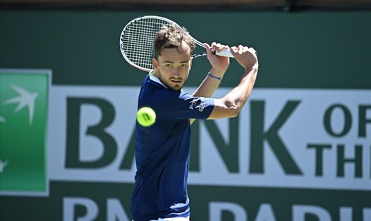 Daniil Medvedev cần vào đến bán kết Miami Open để giành lại vị trí số 1 thế giới. Ảnh: ATP Tour