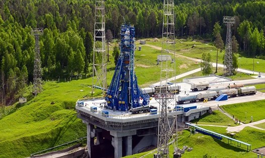 Sân bay vũ trụ Plesetsk ở miền bắc nước Nga. Ảnh: Roscosmos