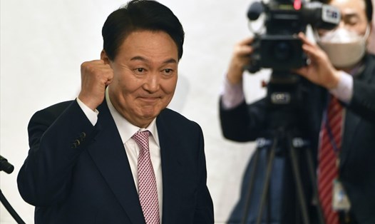 Tổng thống đắc cử Hàn Quốc Yoon Suk-yeol. Ảnh: AFP