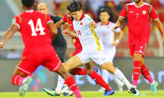 Tuyển Việt Nam quyết tâm đánh bại tuyển Oman ở trận đấu cuối cùng thi đấu tại sân nhà Mỹ Đình, trong khuôn khổ vòng loại World Cup 2022 khu vực Châu Á. Ảnh: VFF