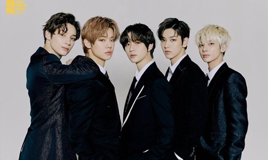 Vượt đàn anh BTS, TXT là nhóm nhạc nam Kpop đầu tiên làm được điều này. Ảnh: Xinhua