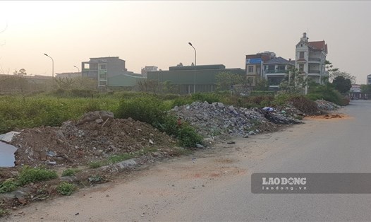 Khu vực dự án đất dân cư dịch vụ Đồng Sen khiến lãnh đạo Sở Tài chính Bắc Ninh, TP.Từ Sơn bị bắt. Ảnh: Trần Tuấn.