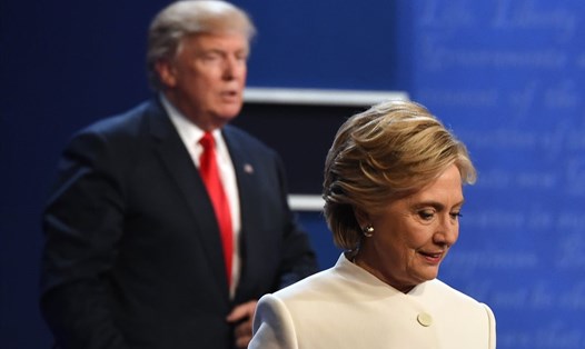 Ông Donald Trump và bà Hillary Clinton. Ảnh: AFP