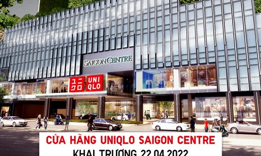 Cửa hàng UNIQLO Saigon Centre chính thức khai trương vào ngày 22 tháng 4.