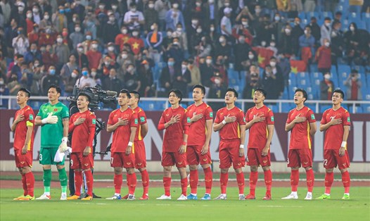 22 cầu thủ tuyển Việt Nam lên đường sang Nhật Bản. Ảnh: Hoài Thu
