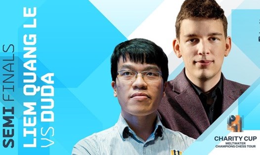 Lê Quang Liêm dừng bước ở bán kết Giải cờ vua online Charity Cup 2022. Ảnh: Chess24